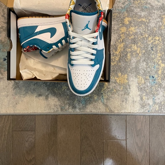 Barcelona air Jordan 1 size 10 - Picture 4 of 4